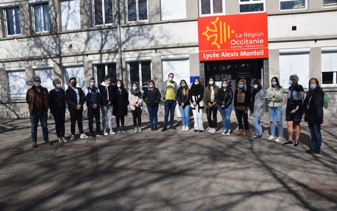 Accompagnant éducatif et social : une nouvelle promo au lycée Monteil de Rodez