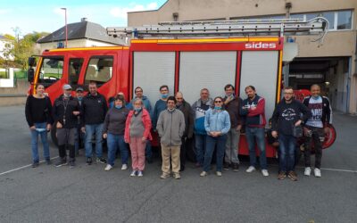 Visite de la caserne des pompiers de Rodez par l’ESAT de Clairvaux