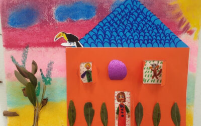 Les résidents du Foyer de Vie de Pont de Salars s’associent avec les enfants de l’école de Prades de Salars autour d’un projet commun : la « grande lessive »