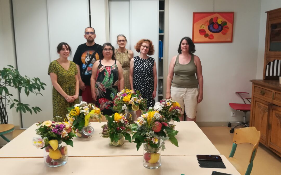 Atelier d’art floral au SAVS de Rodez