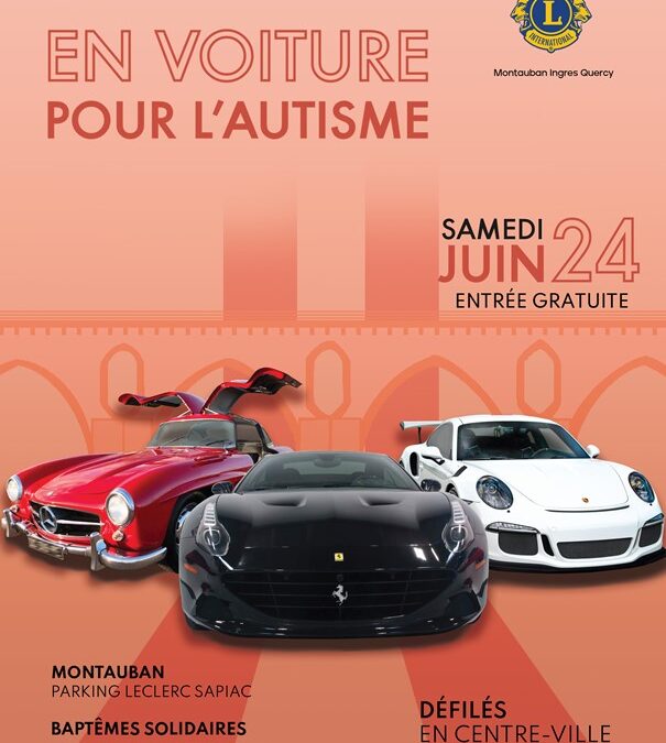 EN VOITURE POUR L&rsquo;AUTISME
