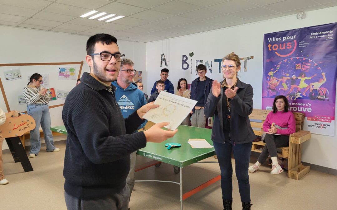 Quand l’IME des Cardabelles ouvre de nouvelles perspectives : première cérémonie de diplôme CFG à l’IME des Cardabelles