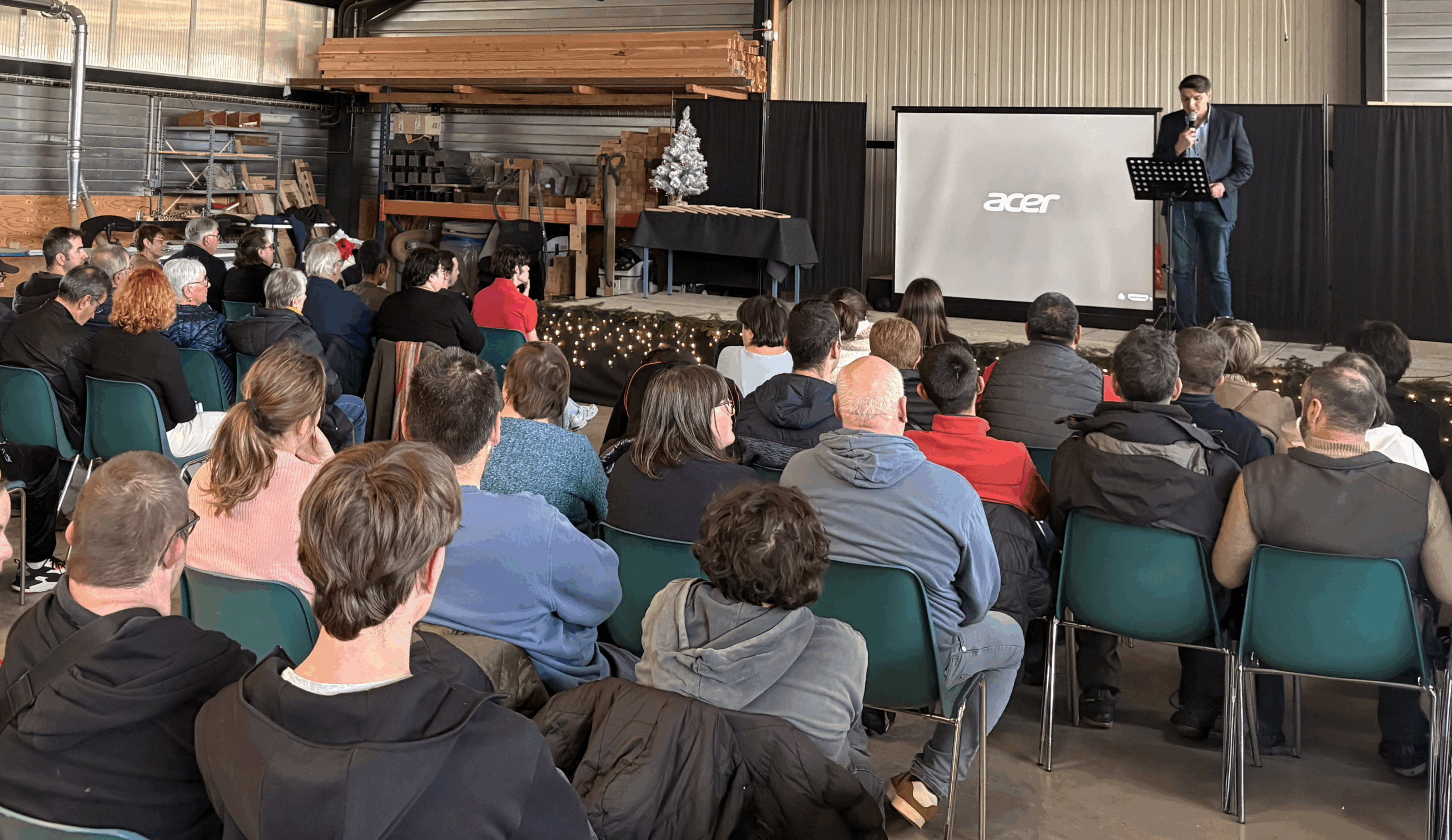 Cérémonie des médailles du travail de l'ESAT Sève